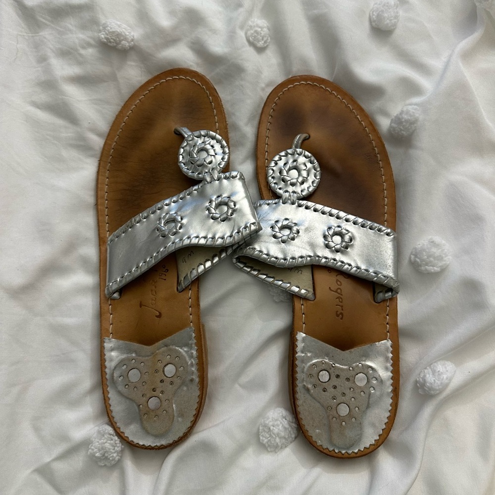 Silver Jack Rogers Size 9